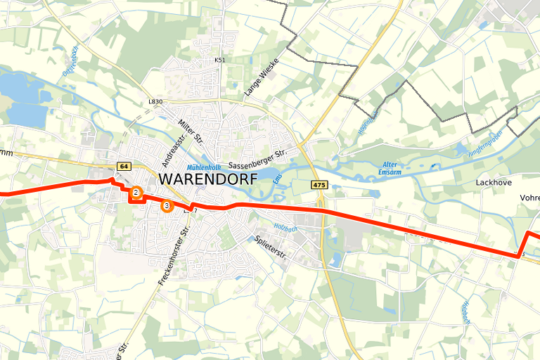 Routenplanung/Erreichbarkeit